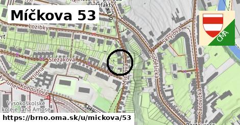 Míčkova 53, Brno