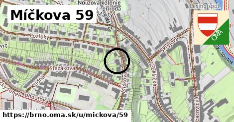 Míčkova 59, Brno