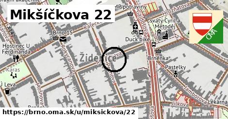 Mikšíčkova 22, Brno