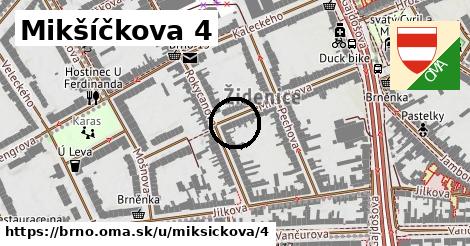 Mikšíčkova 4, Brno