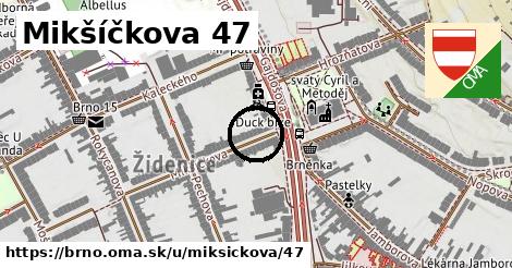 Mikšíčkova 47, Brno