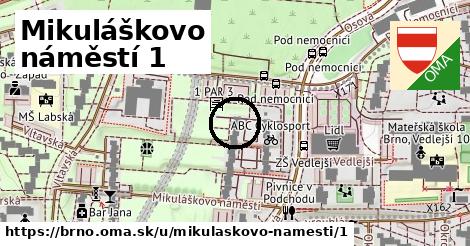 Mikuláškovo náměstí 1, Brno