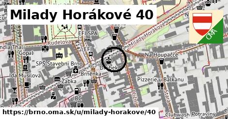 Milady Horákové 40, Brno