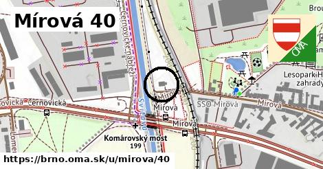 Mírová 40, Brno