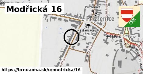 Modřická 16, Brno