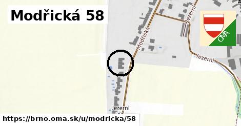 Modřická 58, Brno