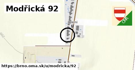 Modřická 92, Brno