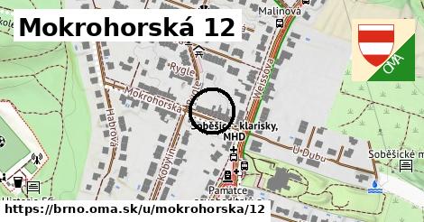 Mokrohorská 12, Brno