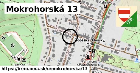 Mokrohorská 13, Brno