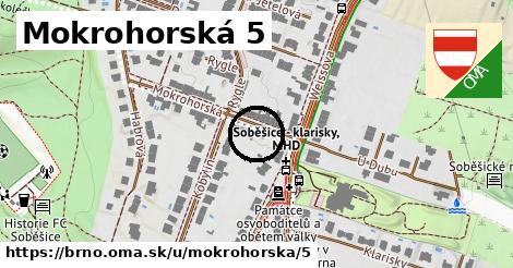 Mokrohorská 5, Brno