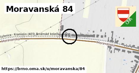 Moravanská 84, Brno