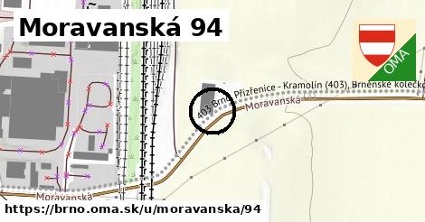 Moravanská 94, Brno
