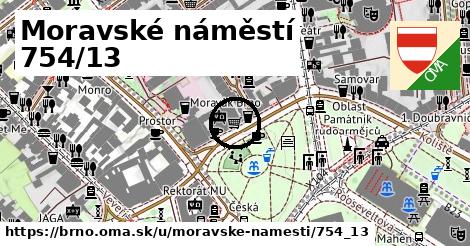 Moravské náměstí 754/13, Brno