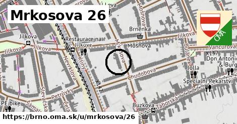 Mrkosova 26, Brno