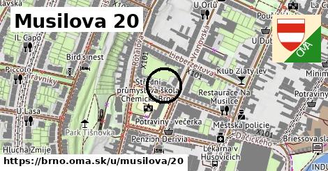 Musilova 20, Brno