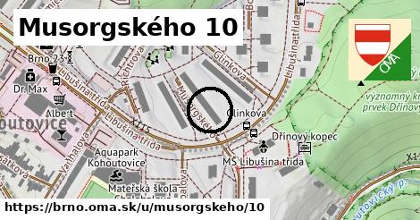 Musorgského 10, Brno