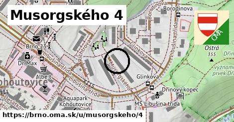 Musorgského 4, Brno