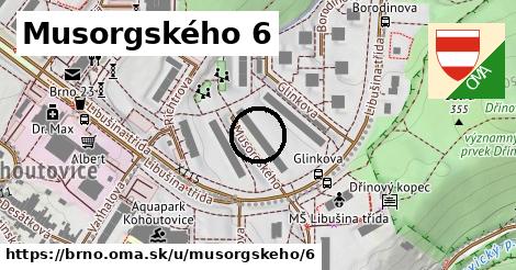 Musorgského 6, Brno