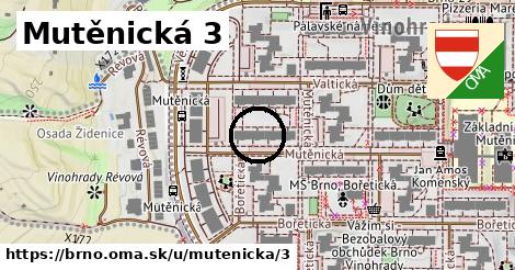 Mutěnická 3, Brno