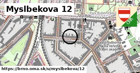 Myslbekova 12, Brno