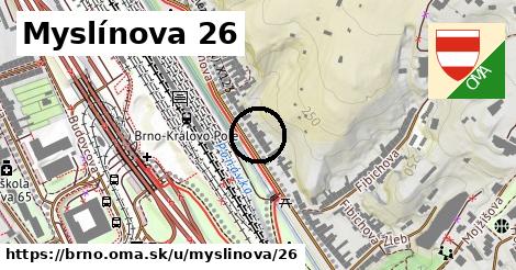 Myslínova 26, Brno