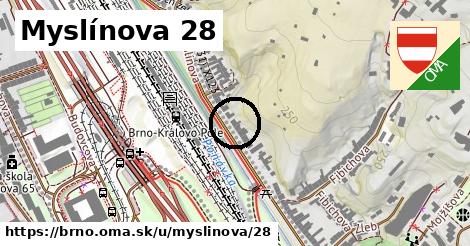 Myslínova 28, Brno