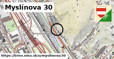 Myslínova 30, Brno