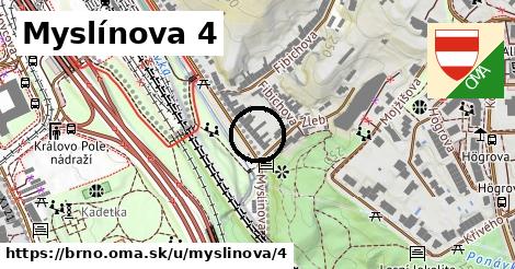 Myslínova 4, Brno