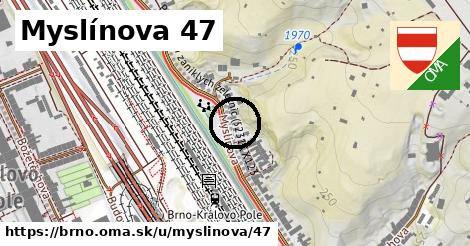 Myslínova 47, Brno