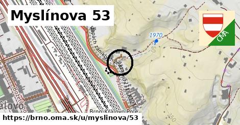 Myslínova 53, Brno