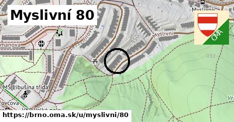 Myslivní 80, Brno