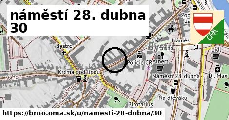 náměstí 28. dubna 30, Brno