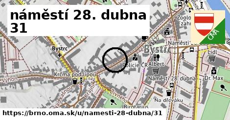 náměstí 28. dubna 31, Brno