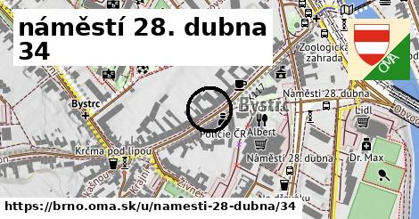 náměstí 28. dubna 34, Brno