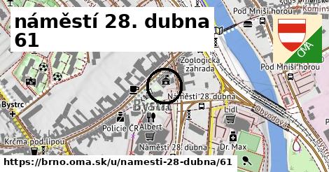 náměstí 28. dubna 61, Brno