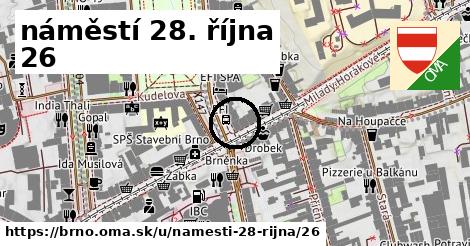 náměstí 28. října 26, Brno