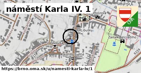 náměstí Karla IV. 1, Brno