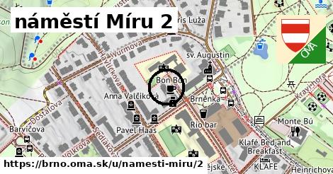 náměstí Míru 2, Brno