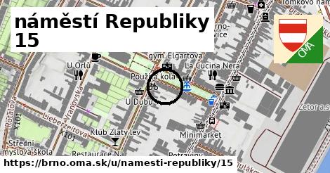 náměstí Republiky 15, Brno