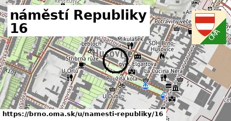 náměstí Republiky 16, Brno