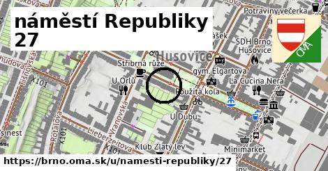 náměstí Republiky 27, Brno