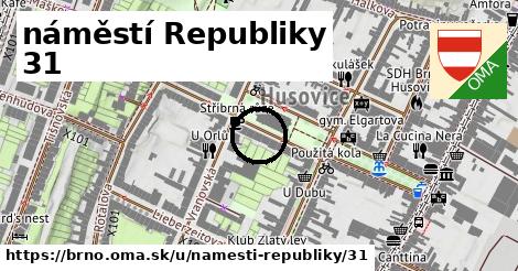 náměstí Republiky 31, Brno