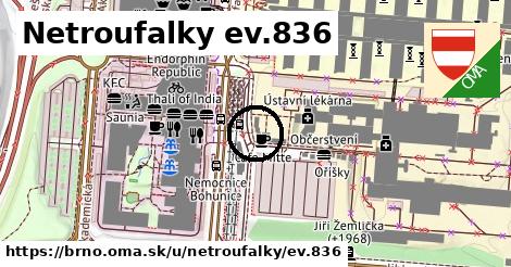 Netroufalky ev.836, Brno