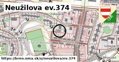 Neužilova ev.374, Brno