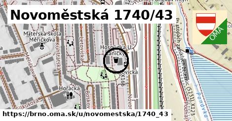 Novoměstská 1740/43, Brno