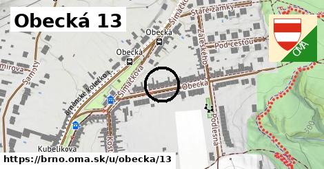 Obecká 13, Brno