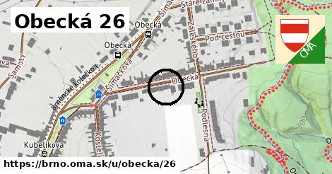 Obecká 26, Brno