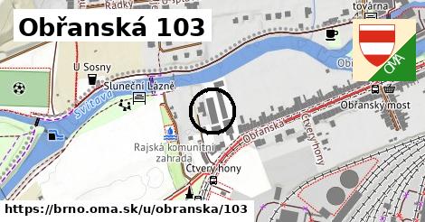 Obřanská 103, Brno