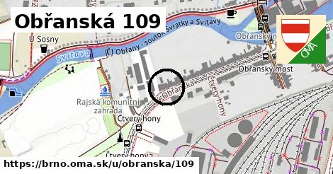 Obřanská 109, Brno