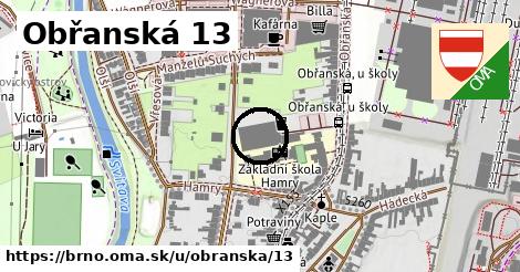 Obřanská 13, Brno